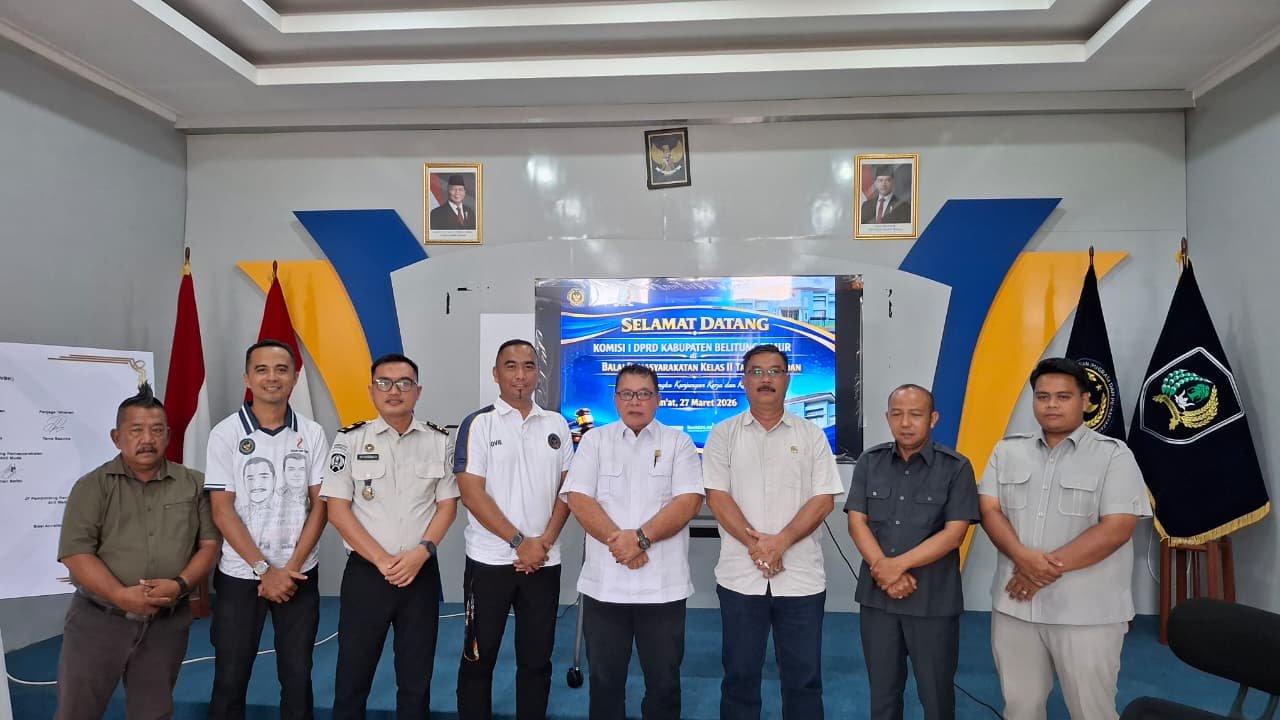 Bapas Tanjungpandan Terima Kunjungan Kerja Komisi I DPRD Belitung Timur, Perkuat Sinergi Pemasyarakatan Humanis Berbasis HAM